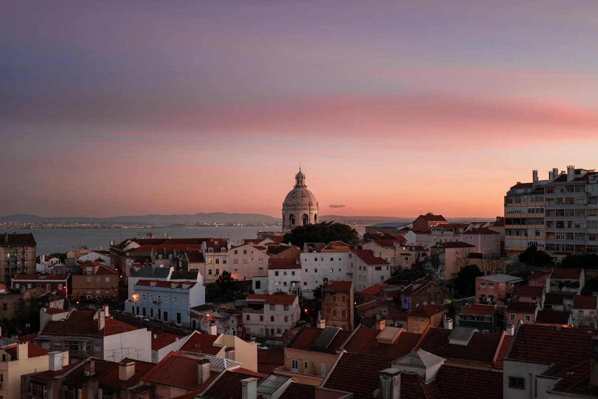 Lisbon at sunset